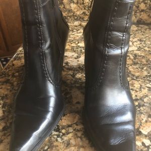 Franco Sarto Black heel ankle boot